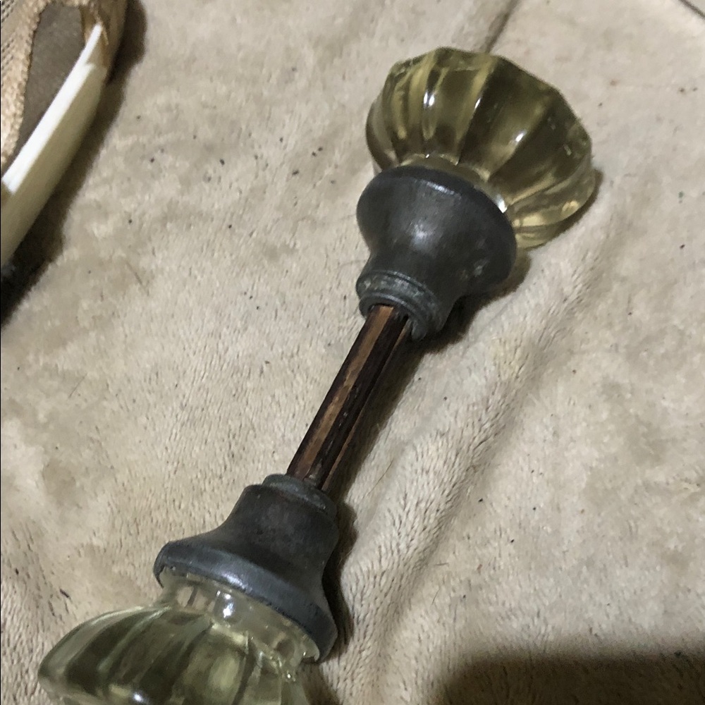Elegant Glass and Metal Decorative Piece